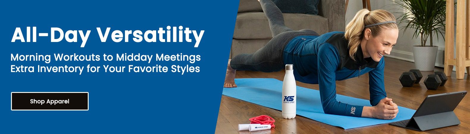Custom Branded Merch for Workouts and Meetings